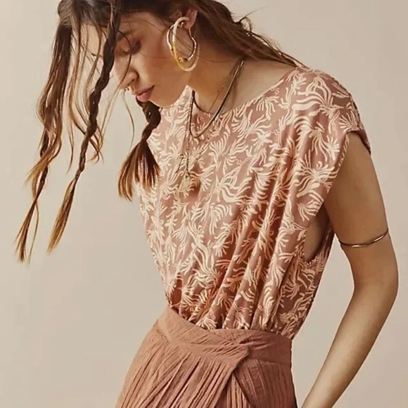 Free People Weekend Bodysuit, Latte‎ - Picture 6 of 6